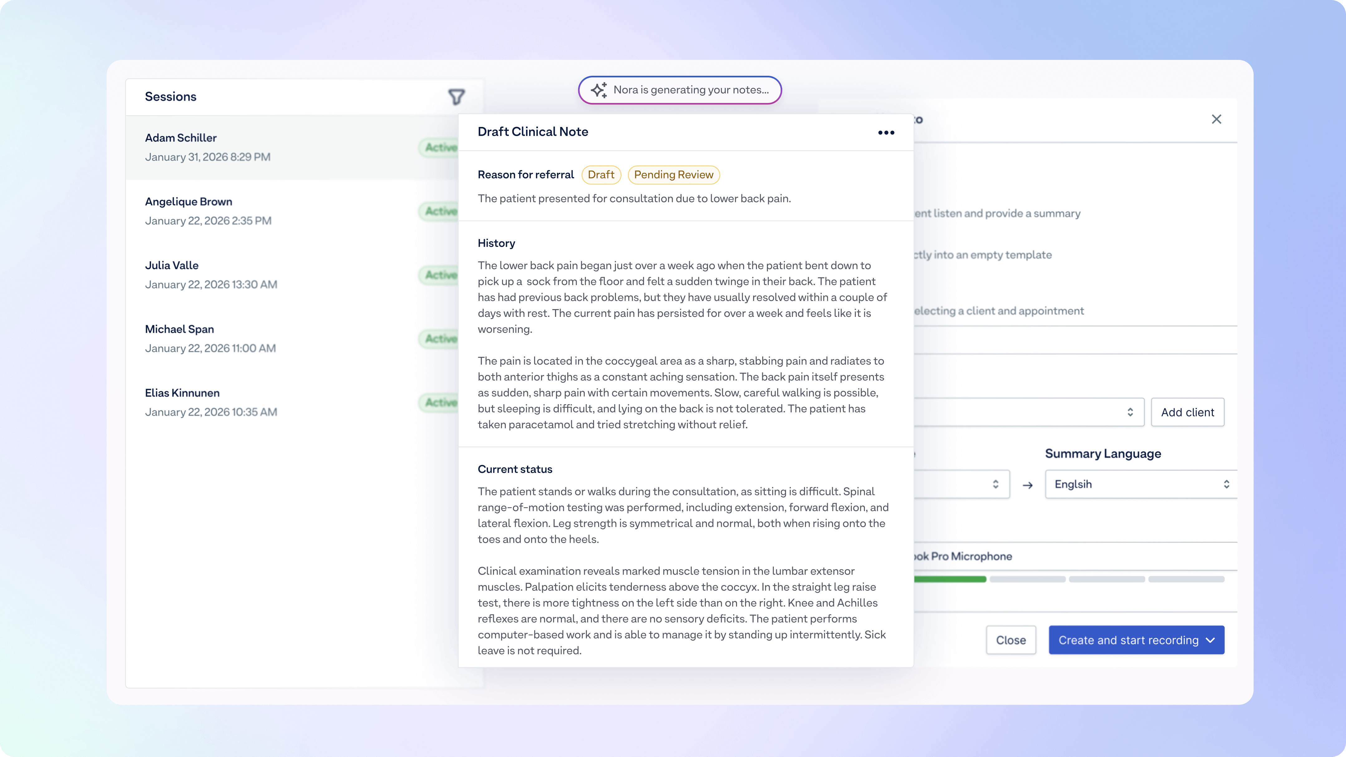 Nordhealth Nora AI-powered documentation solution